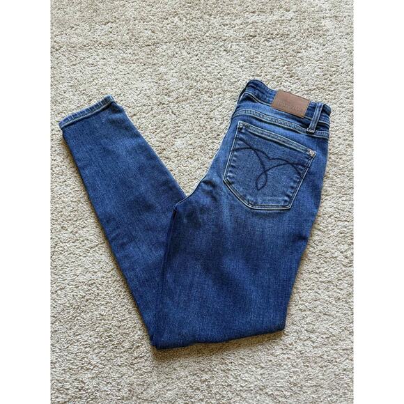 Judy Blue Skinny Fit High Waisted Medium Wash Stretch Denim Jeans Blue 3 / 26 - Picture 1 of 9